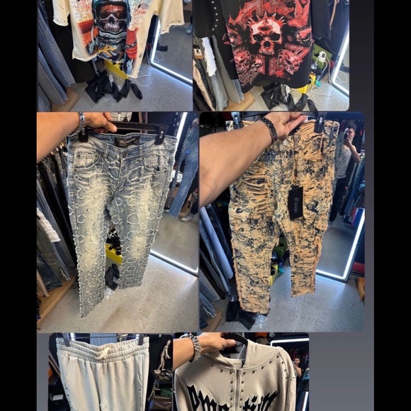 Stylish Distressed Men's Pants